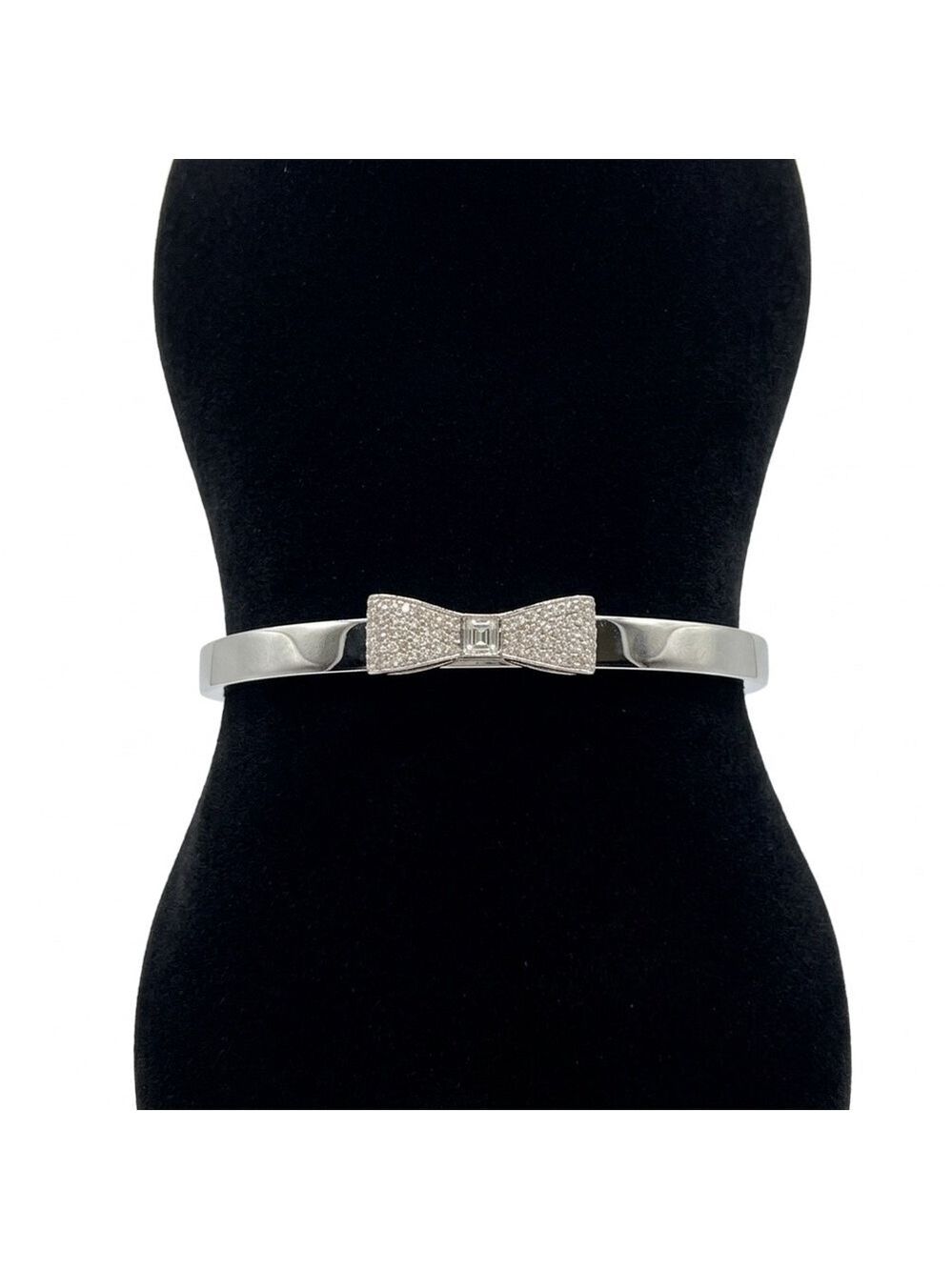 Kate Spade Ready Set Bow Hinged Bangle Bracelet 2468